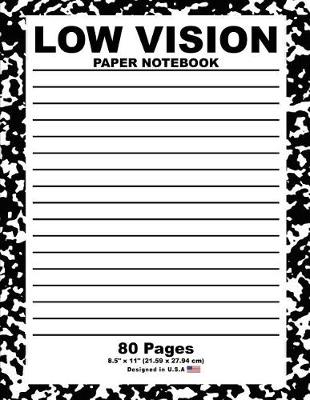 Cover of Low Vision Paper Notebook