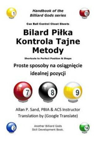 Cover of Cue Ball Control Cheat Sheets (Polish)