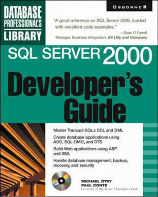 Cover of SQL Server 2000 Developer's Guide