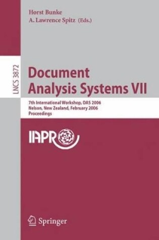 Cover of Document Analysis Systems VII