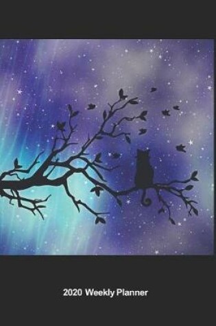 Cover of Plan On It 2020 Weekly Calendar Planner - Midnight Cat In A Tree