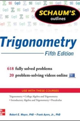 Cover of Schaum's Outline of Trigonometry, 5th Edition