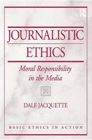 Cover of Journalistic Ethics