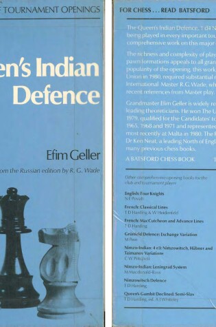 Cover of Queen's Indian Defence