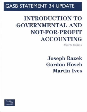 Book cover for GASB Statement 34 Update