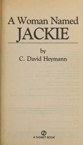 Book cover for Woman Named Jackie, A,