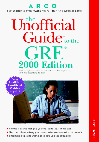 Book cover for The Unofficial Guide to the Gre