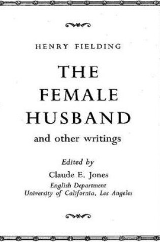 Cover of The Female Husband