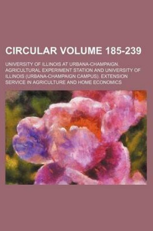 Cover of Circular Volume 185-239