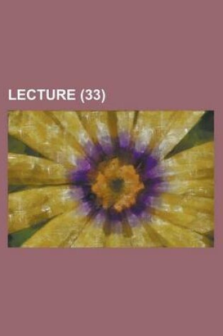 Cover of Lecture (33)