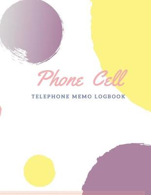 Cover of phone cell telephone memo log