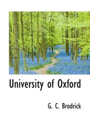 Cover of University of Oxford