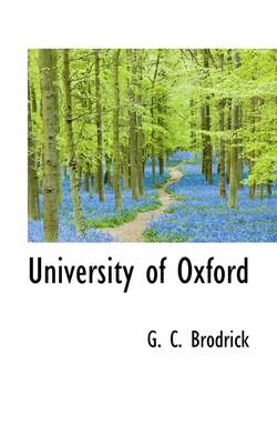 Book cover for University of Oxford