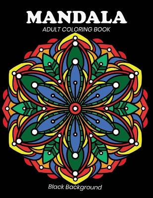 Book cover for Mandala adult coloring book