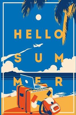 Book cover for Hello Summer Travel Bucket List Journal