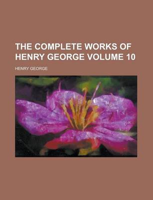 Book cover for The Complete Works of Henry George (Volume 2)