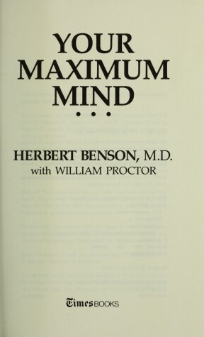 Book cover for Your Maximum Mind