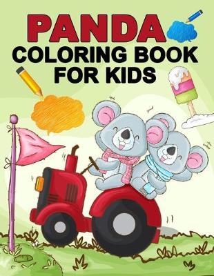 Book cover for Panda Coloring Book For Kids