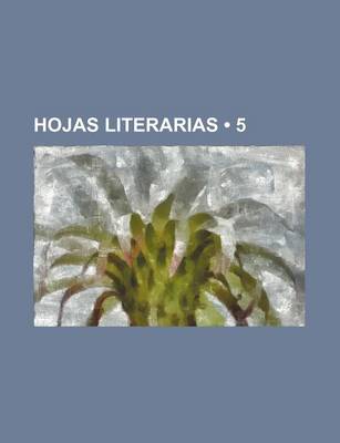 Book cover for Hojas Literarias (5)