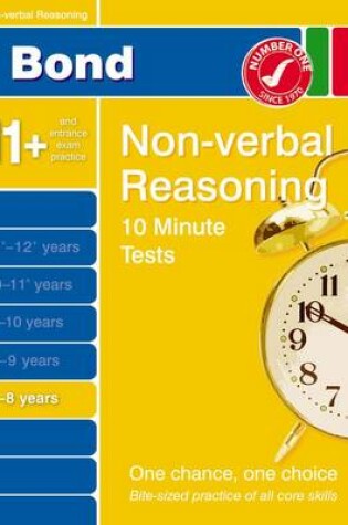 Cover of Bond 10 Minute Tests Non-Verbal Reasoning 7-8 Years