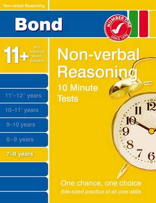 Book cover for Bond 10 Minute Tests Non-Verbal Reasoning 7-8 Years