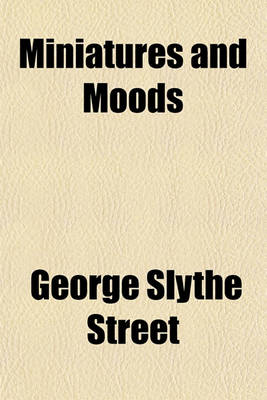 Book cover for Miniatures and Moods