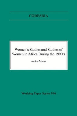Book cover for Women's Studies and Studies of Women in Africa During the 1990s