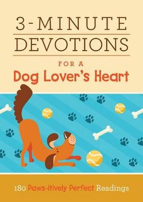 Cover of 3-Minute Devotions for a Dog Lover's Heart