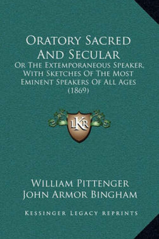 Cover of Oratory Sacred and Secular