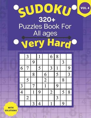 Book cover for very hard sudoku puzzle books