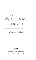 Book cover for The Accidental Tourist