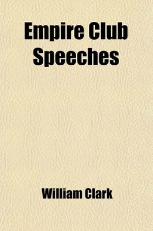 Cover of Empire Club Speeches (Volume 9)