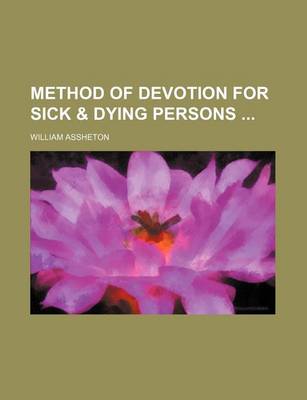 Book cover for Method of Devotion for Sick & Dying Persons