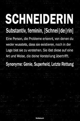 Book cover for Schneiderin Notizbuch