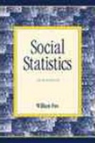 Cover of Doing Statist/Social Stats 2v