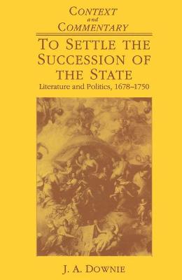 Book cover for To Settle the Succession of the State