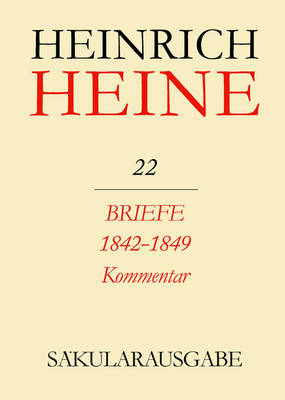 Cover of Briefe 1842-1849: Kommentar