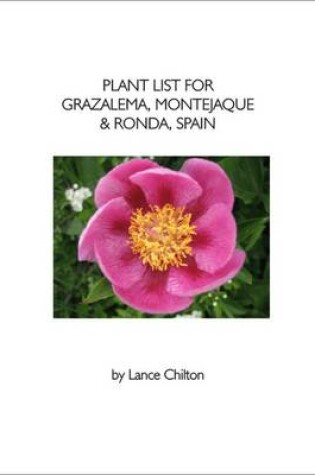 Cover of Plant List for Grazalema, Montejaque and Ronda, Spain