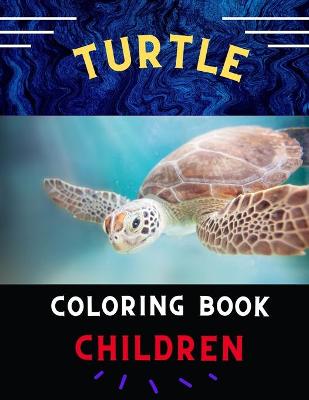 Book cover for Turtle coloring book children