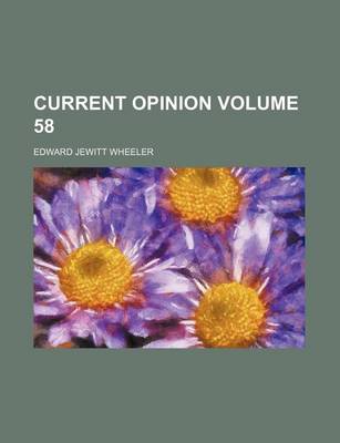 Book cover for Current Opinion Volume 58