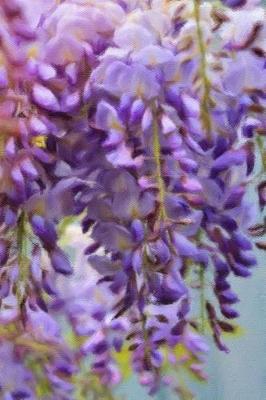 Book cover for Hanging Wisteria - Lined Notebook with Margins