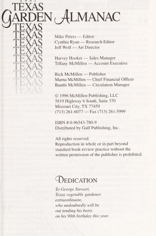 Cover of 1997 Texas Garden Almanac