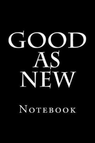 Cover of Good As New