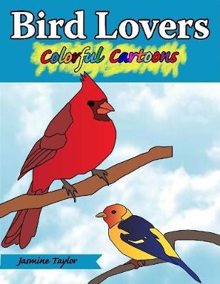 Book cover for Bird Lovers Colorful Cartoon Illustrations