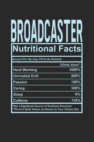 Cover of Broadcaster Nutritional Facts
