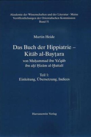 Cover of Das Buch Der Hippiatrie - Kitab Al-Baytara