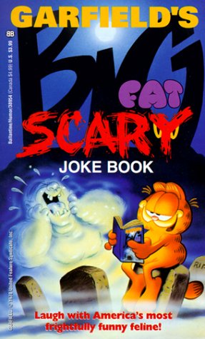 Book cover for Garfield's Big Fat Scary Joke Book