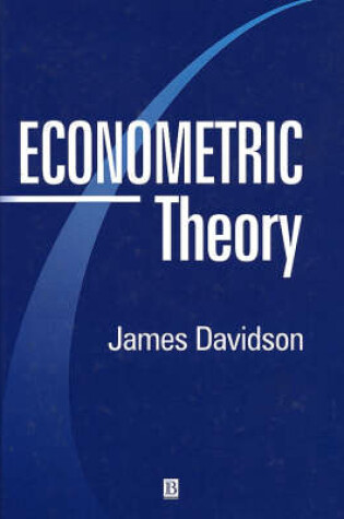 Cover of Econometric Theory