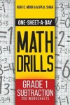 Book cover for One-Sheet-A-Day Math Drills