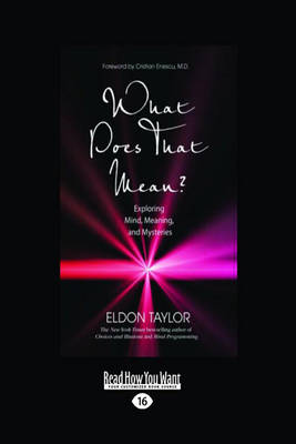 Book cover for What Does That Mean?